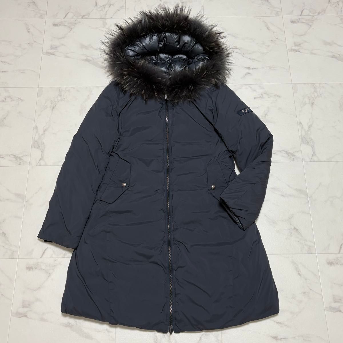 タトラス イセラ リバーシブル ダウンコート フード ファー 02 M