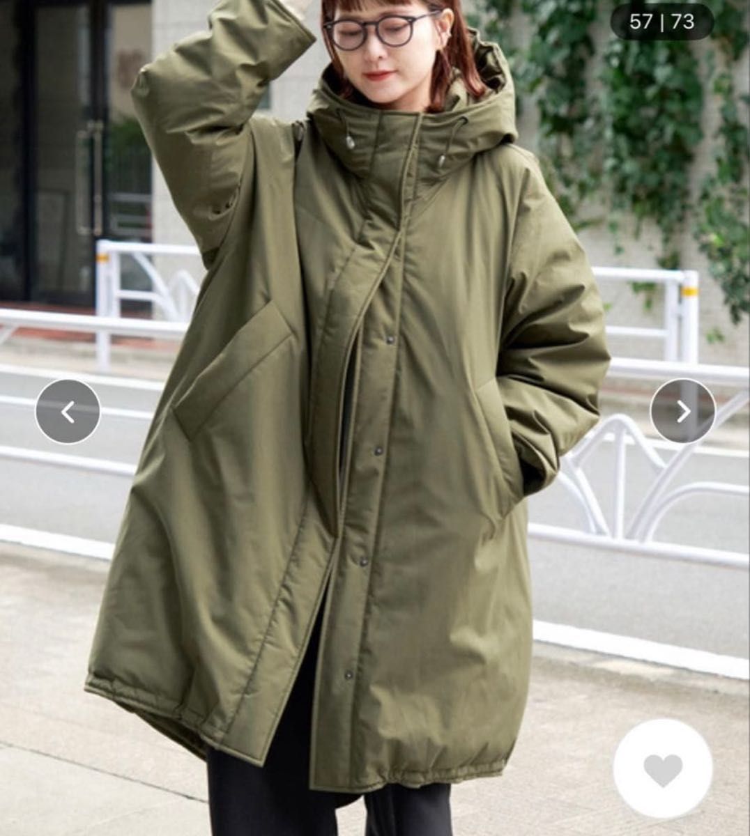 Spick & Span 撥水フーデッドダウンコート 38 カーキ｜Yahoo!フリマ