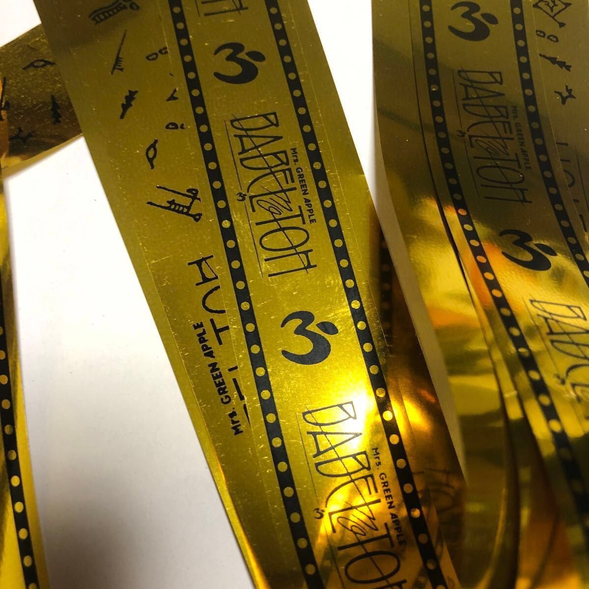 Mrs GREEN APPLE ミセス フルサイズ BABEL no TOH バベルの塔 銀テープ