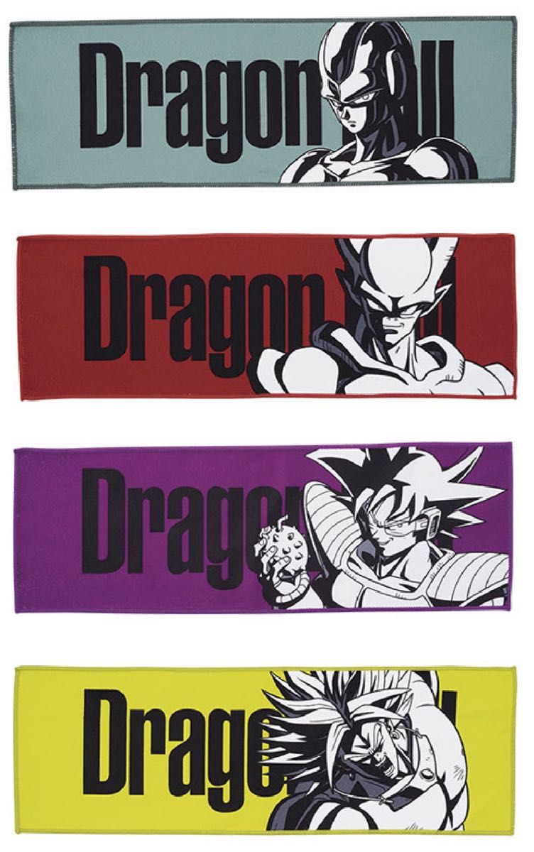 ロングタオル 4種セット 一番くじ ドラゴンボール HISTORY OF THE FILM