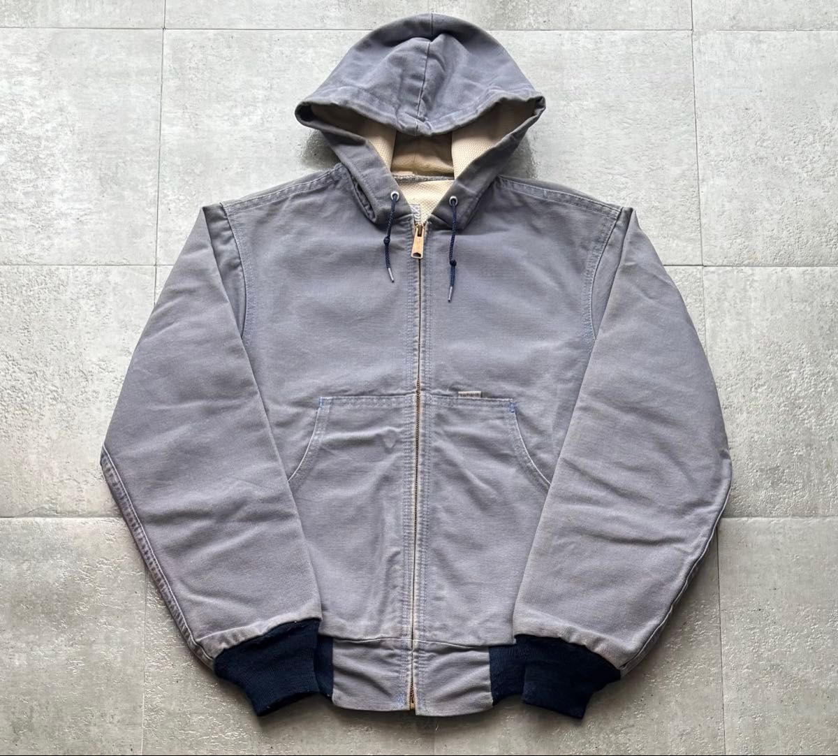 80s 90s USA製 Carhartt カーハート アクティブジャケット Sサイズ 星