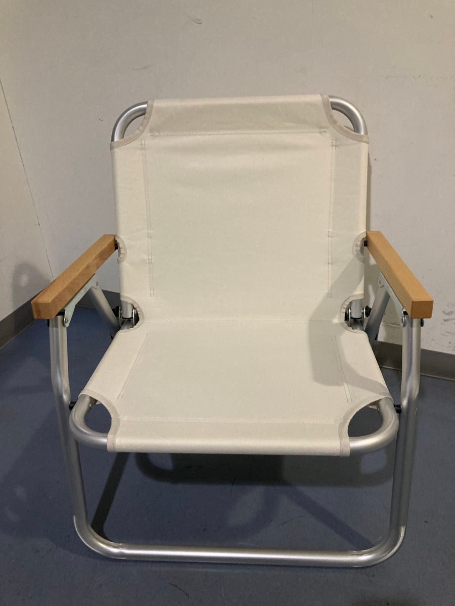 無印良品 MUJI アルミ 折りたたみベンチ チェア 無印良品 廃盤商品