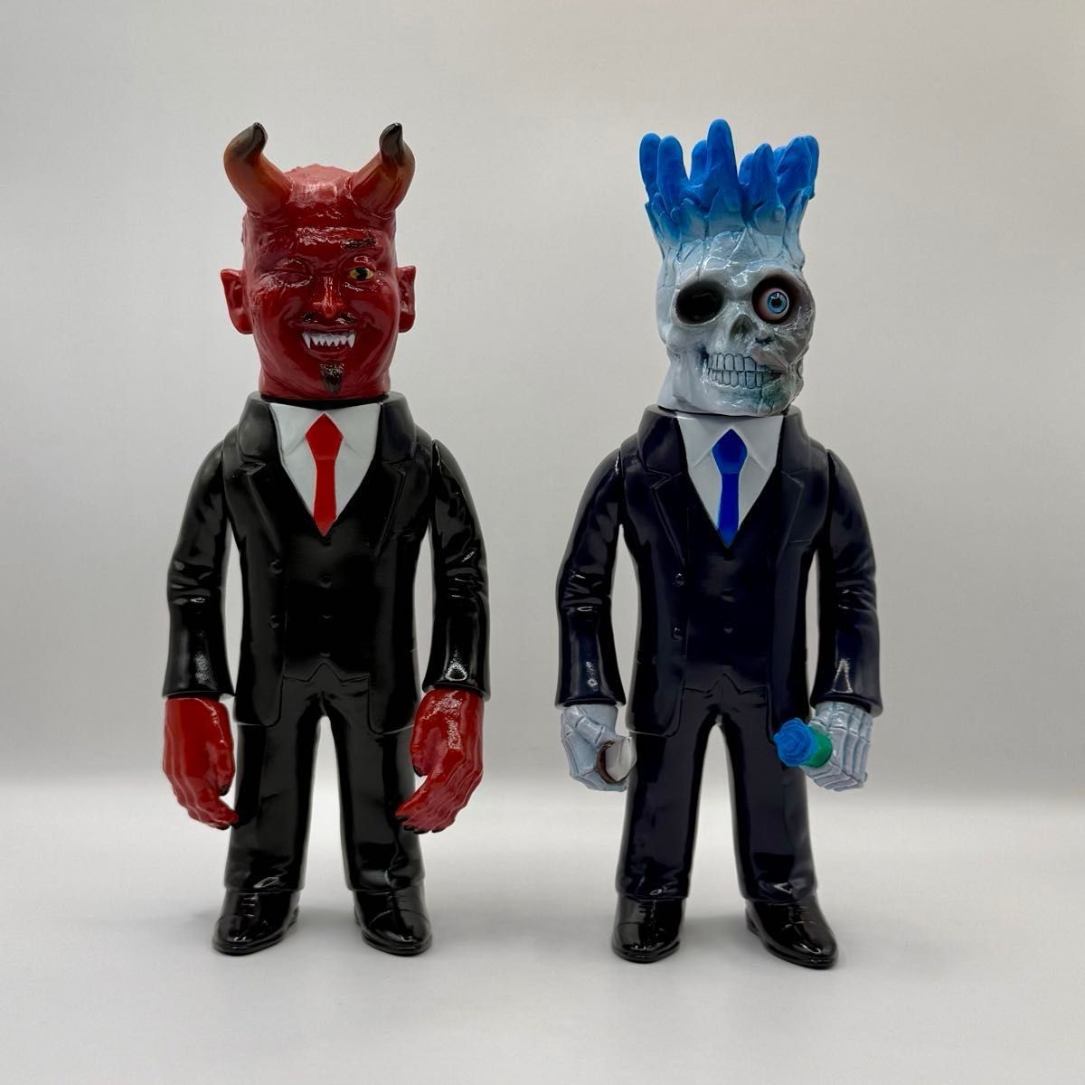 世界限定9体】キムラトイ ソフビ 2体セット HEAD SWAP×SUIT 薔薇と