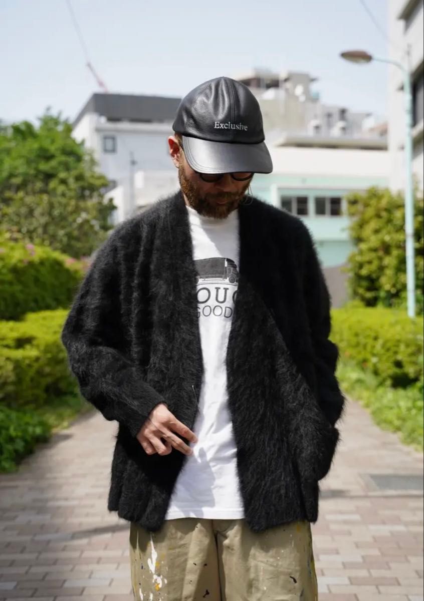 MAATEE&SONS 25AW別注 極カシミヤシャギーカーディガン黒4新品｜Yahoo