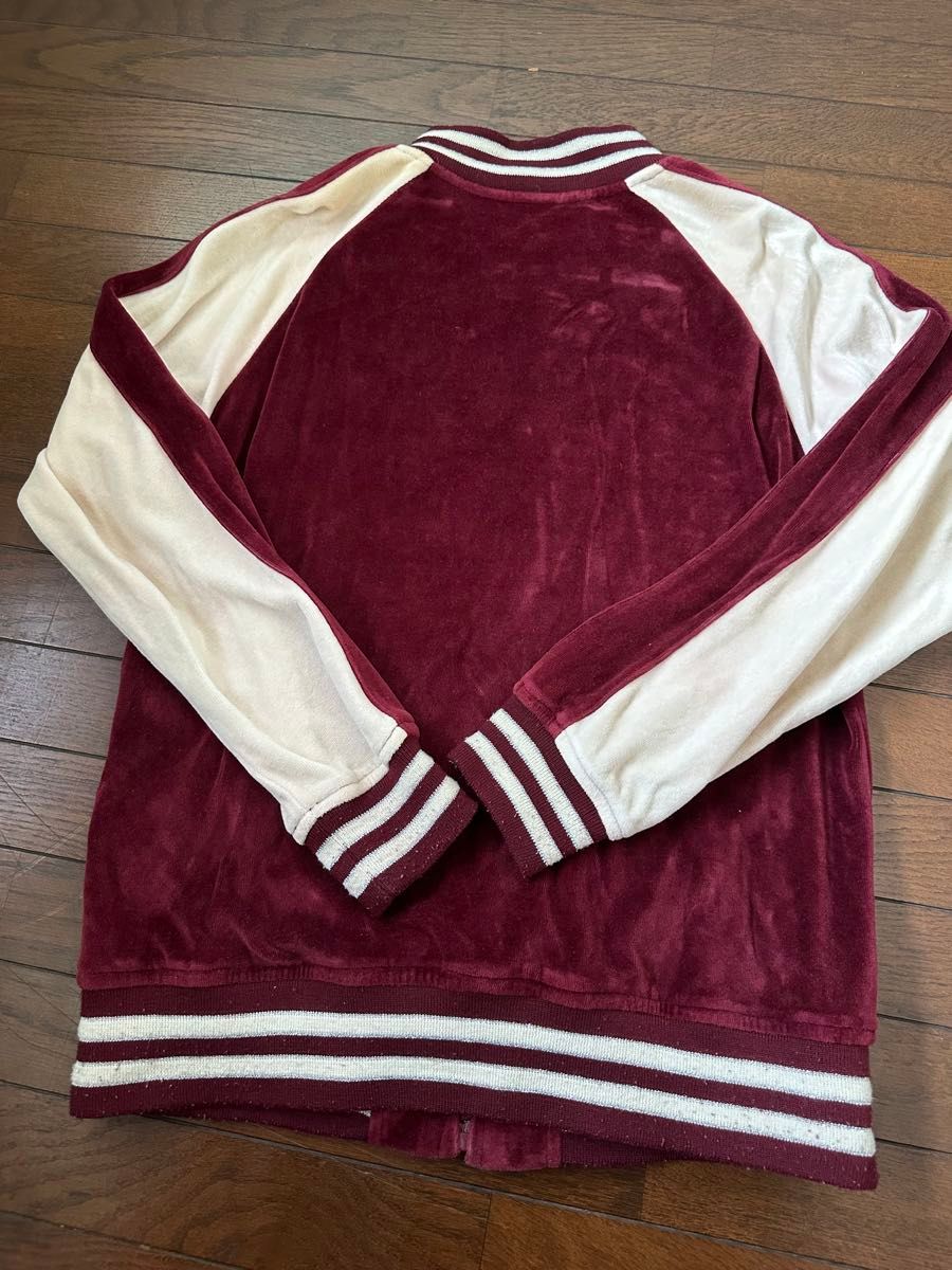 VANS スカジャン ベロア スカル 刺繍 ワインレッド スタジャン｜Yahoo