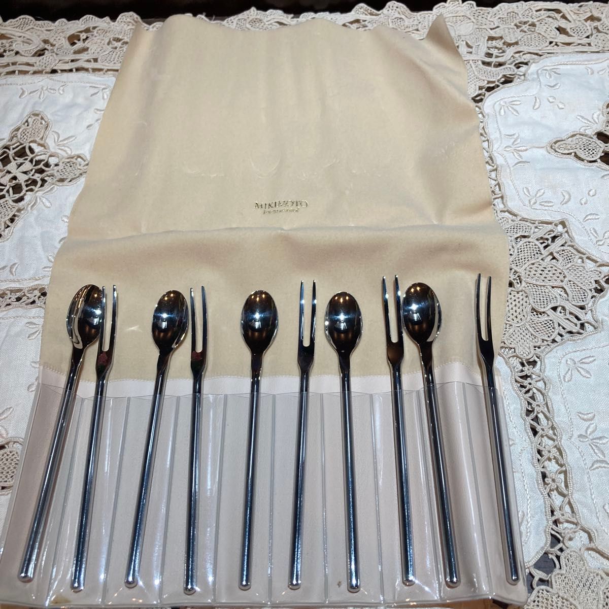 未使用MIKIMOTO カトラリーセット 10本 ミキモト スプーン フォーク