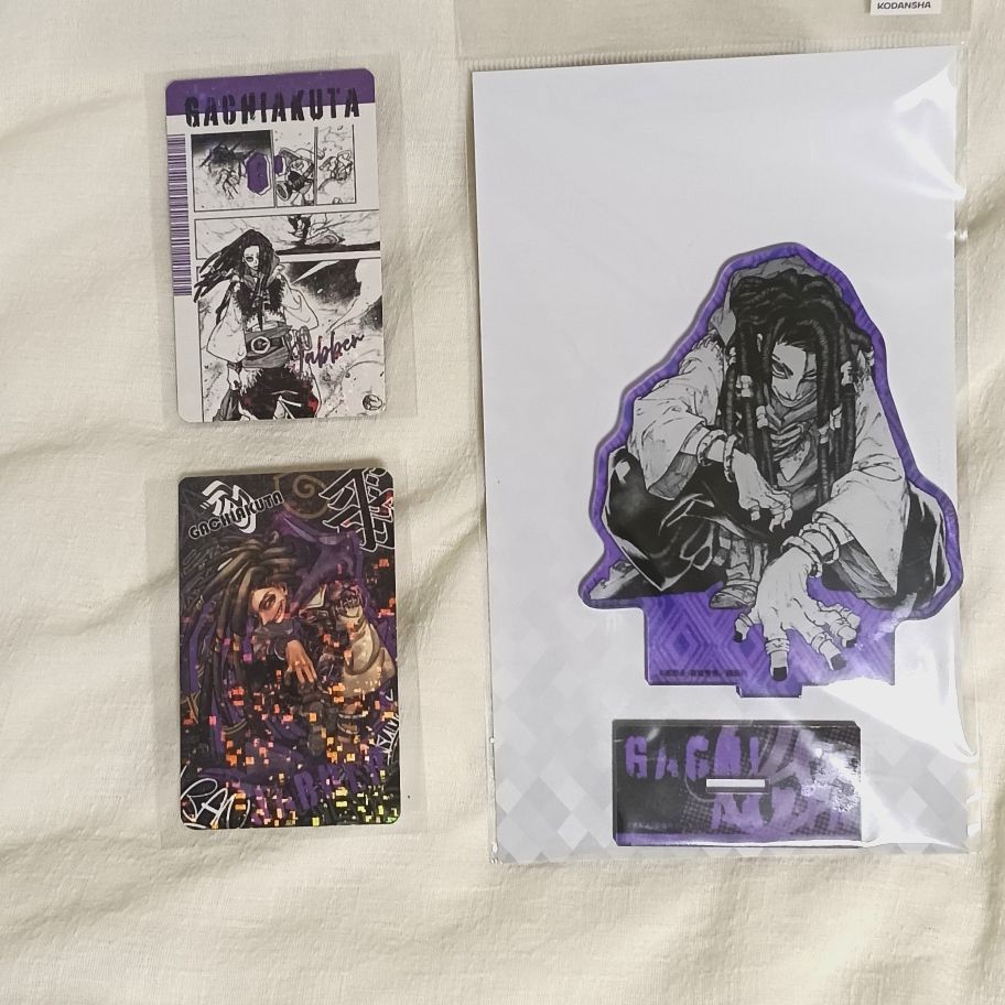 ガチアクタ ジャバー アクリルスタンド くじメイト ホログラムカード