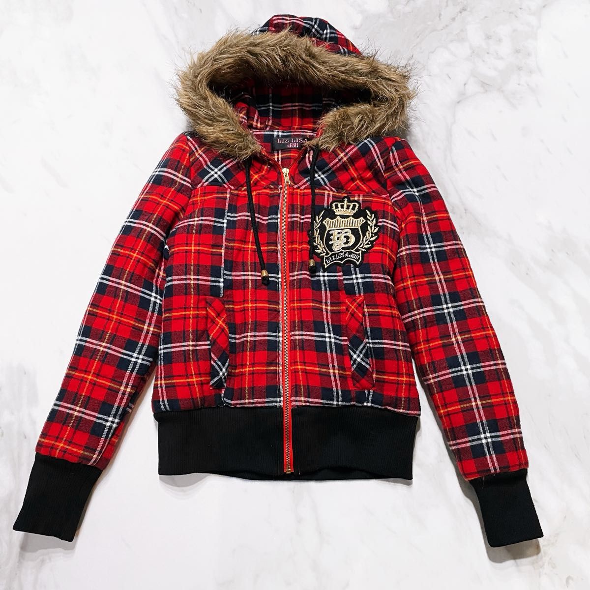 リズリサドール y2k 姫ギャル フェアリーグランジ チェック ファー