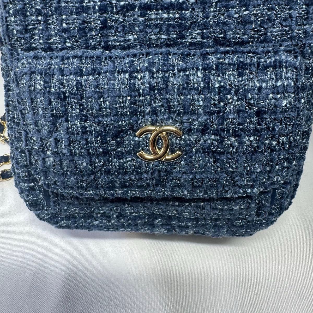 CHANEL シャネル ツイード ミニバッグ リュックサック ノベルティ