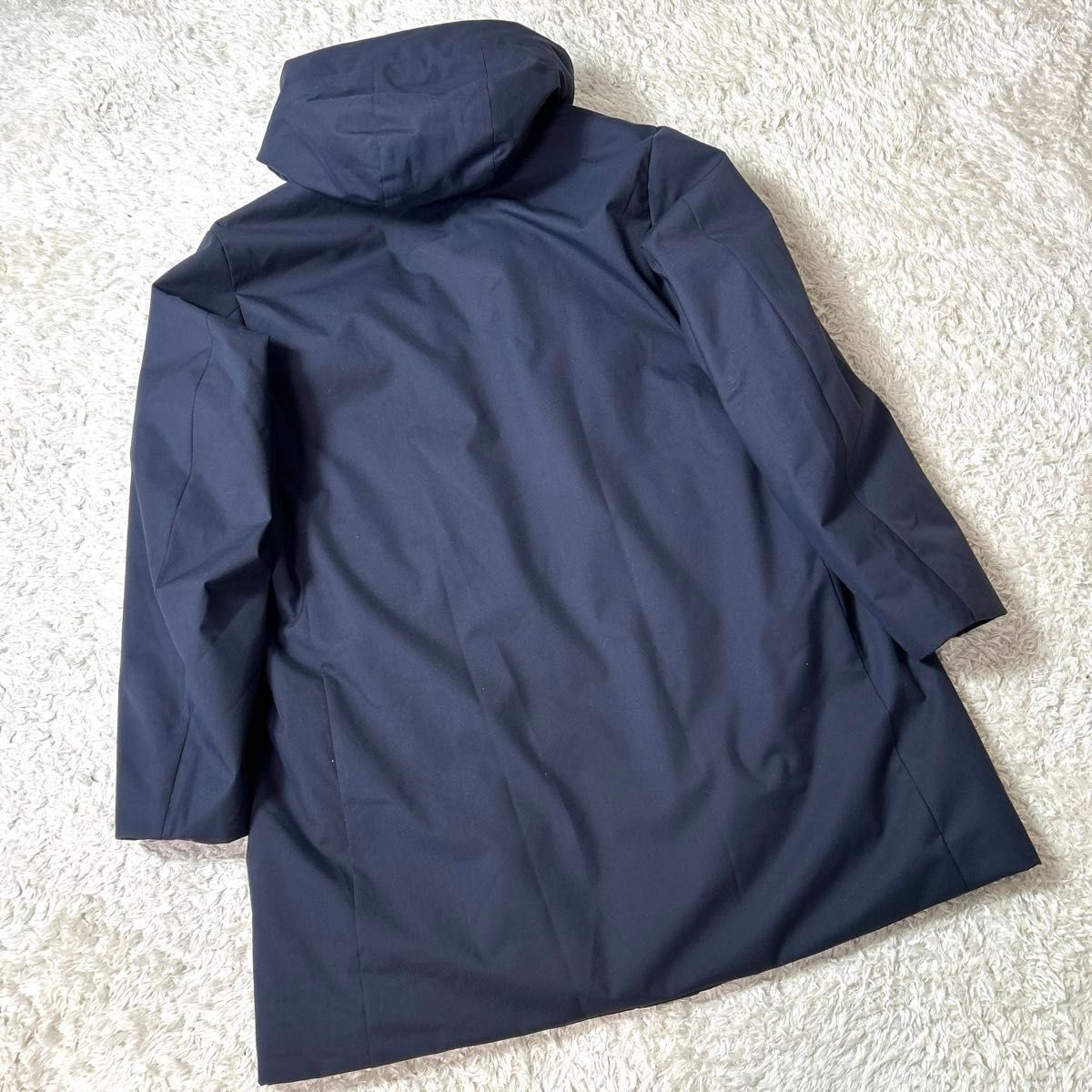 新品タグ付き】UNIQLO ハイブリッドダウンコート ネイビー XXL メンズ