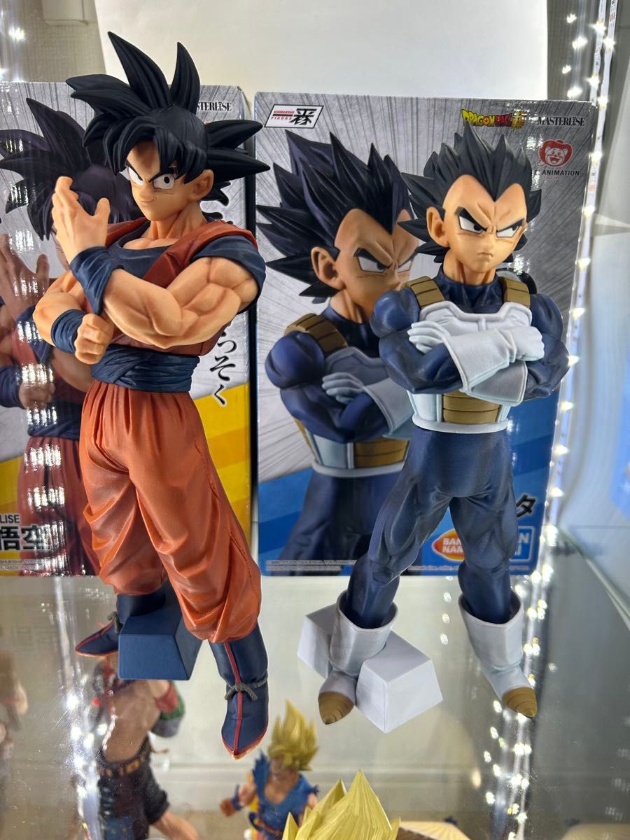 ドラゴンボール strong chains 一番くじ 悟空 ベジータ フィギュア