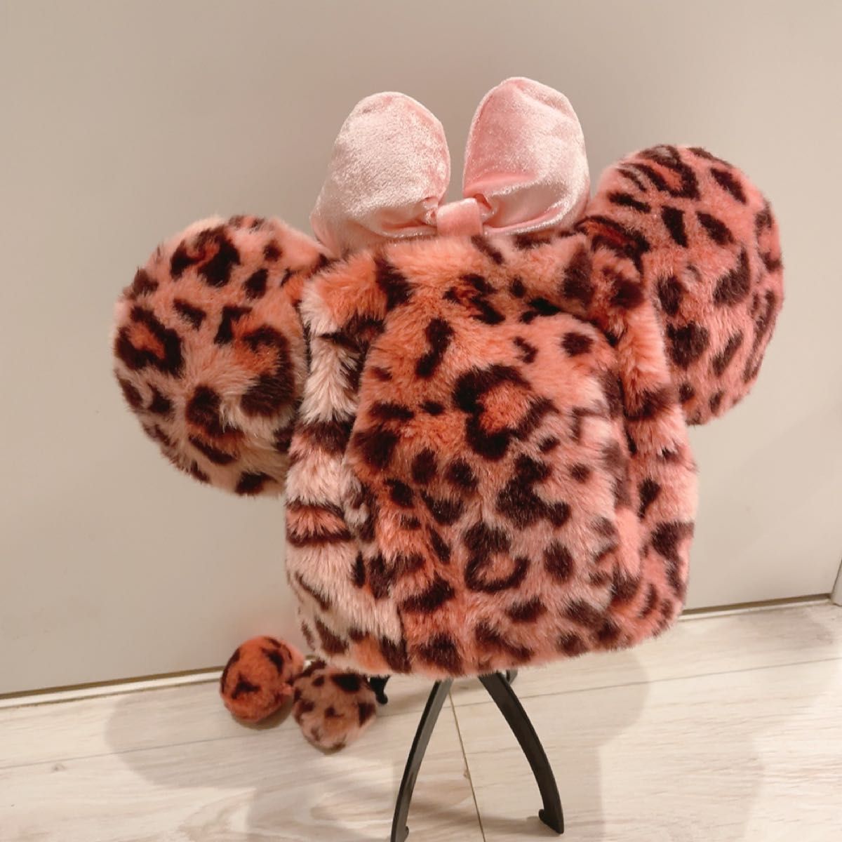 2個 セット ファンキャップ ヒョウ柄 ディズニー レオパード ミニー