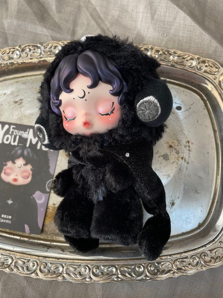 SKULLPANDA You Found Me シリーズぬいぐるみペンダント DARKNESS