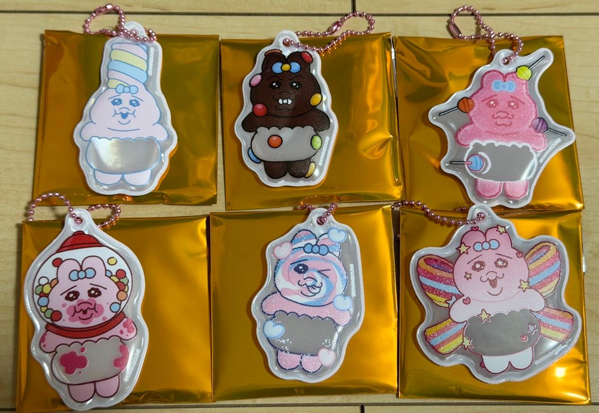 おぱんちゅうさぎ POPUP CANDY PANICHU キーチェーン 6点｜Yahoo