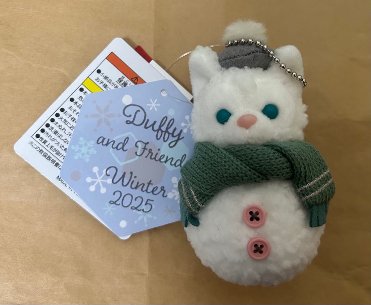 ジェラトーニ ぬいぐるみチャーム 雪だるま ダッフィー＆フレンズ