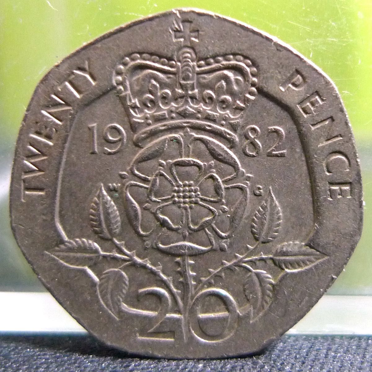 イギリス 20ペンス 1982年 硬貨 古銭 まとめ エリザベス 英国 エリ女 7