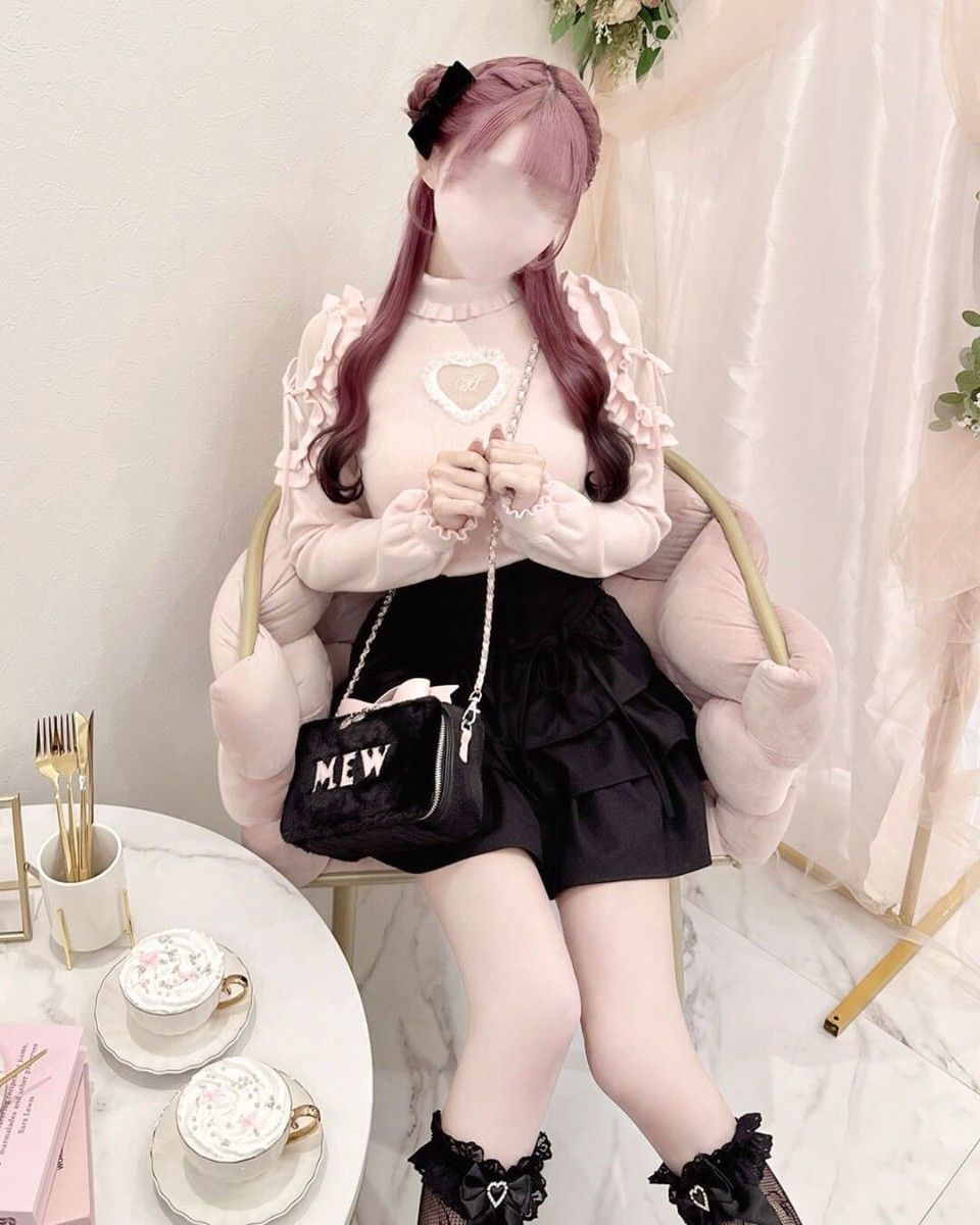 ミシェルマカロン イモ ハートカットタートルニット ハニーミュウ