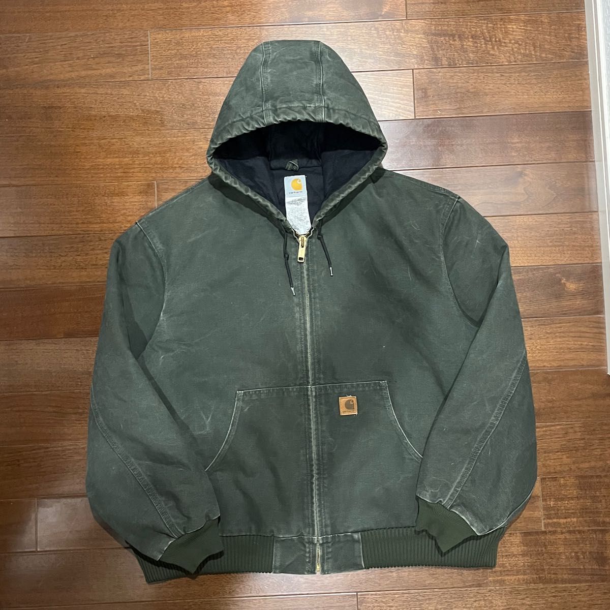 美品 Carhartt カーハート アクティブ ジャケット モスグリーン MOS