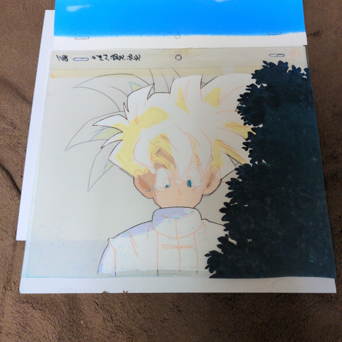 ドラゴンボールZ セル画 孫悟飯 直筆背景 動画 まんだらけ保証書付
