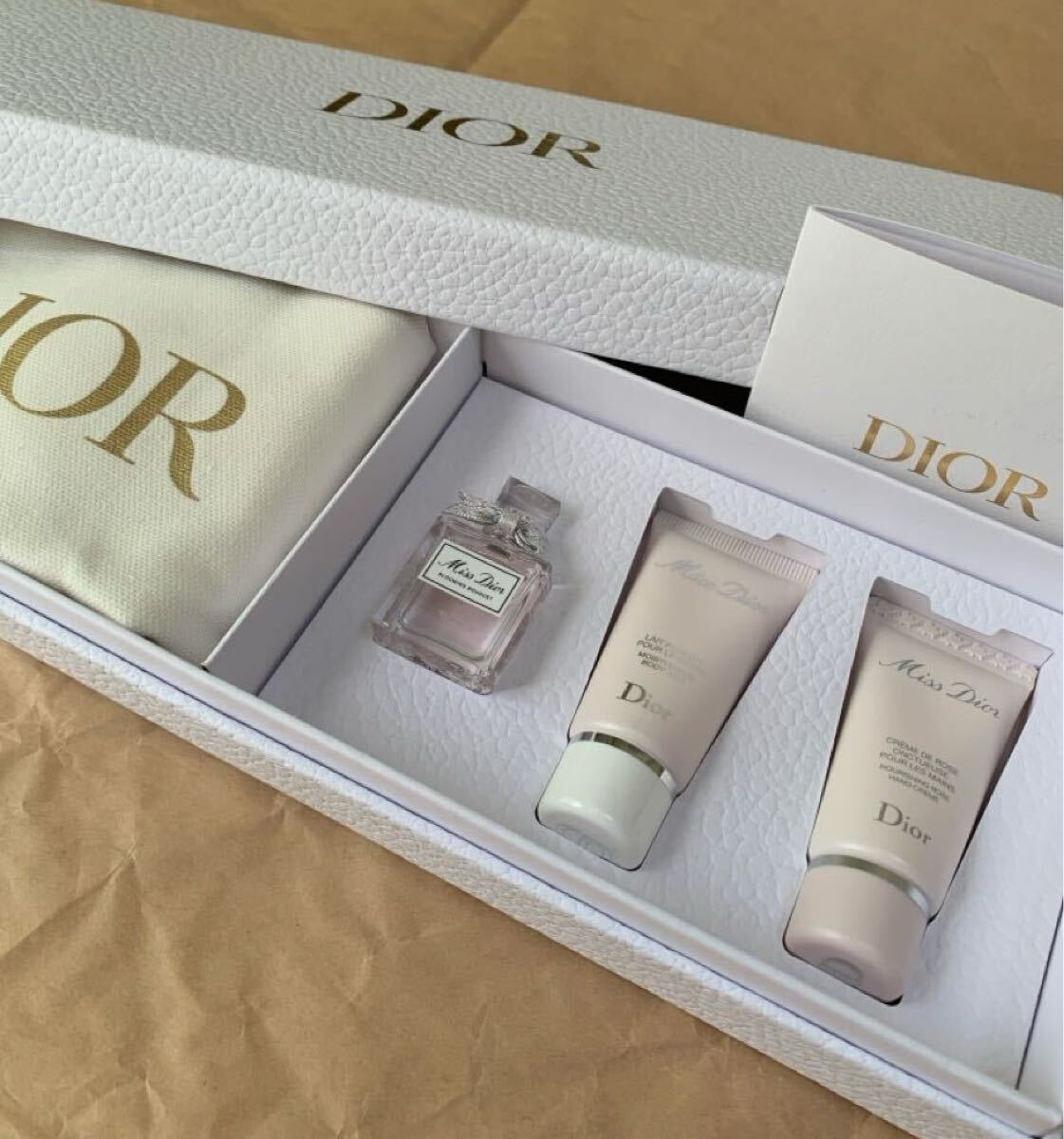 Dior ミスディオール トラベルセット ハンドクリーム ボディミルク