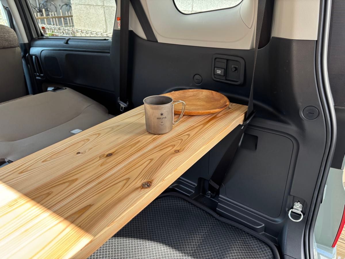 新型シエンタ10系専用 ラゲッジボード 杉無垢材 車中泊テーブル｜Yahoo