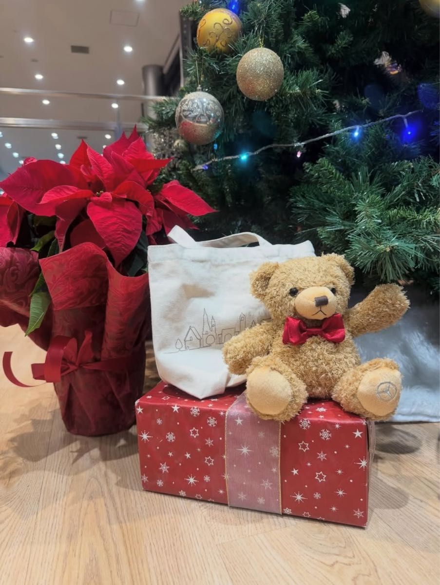 メルセデスベンツ オリジナルクリスマスベア 2025 ノベルティ 送料込み