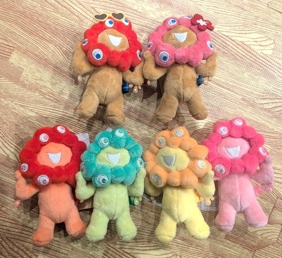 ミャクミャク 推しカラー 日焼け ボールチェーンマスコット 6種セット