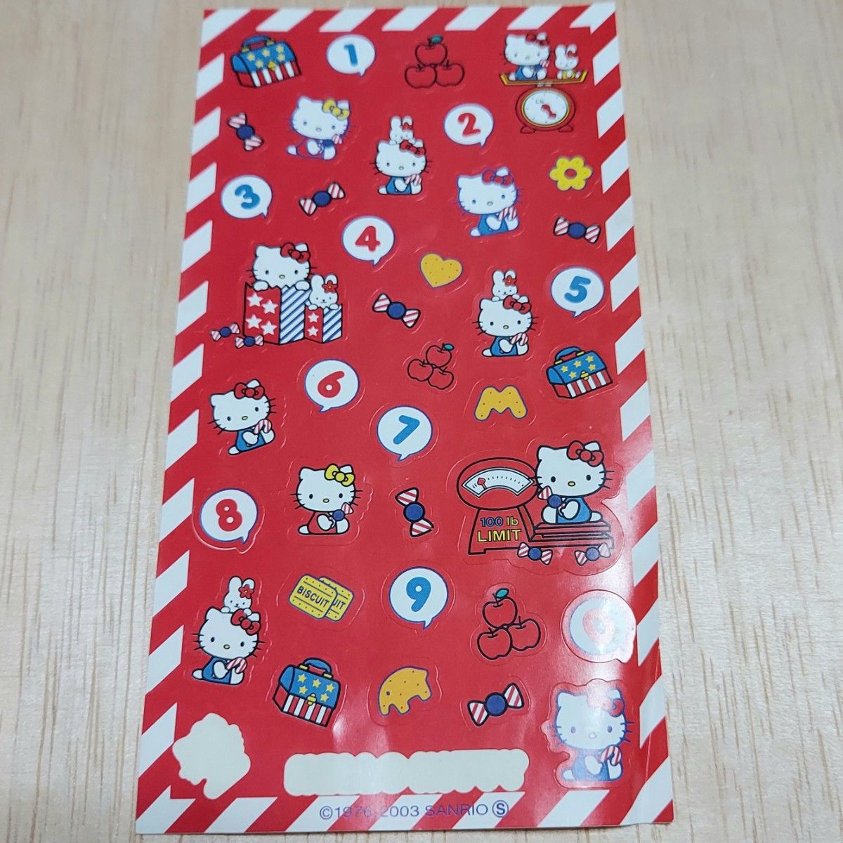 レア Sanrio サンリオ ハローキティ キティちゃん シール 平成レトロ