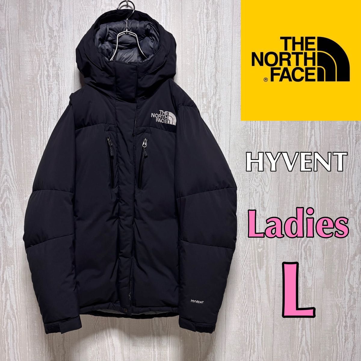 美品】ノースフェイス ダウンジャケット ハイベント HYVENT ブラック
