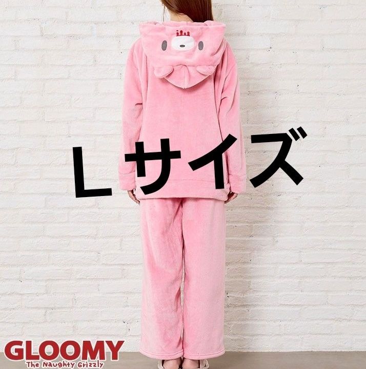 グルーミー 着ぐるみルームウェア Lサイズ ピンク 新品タグ付き