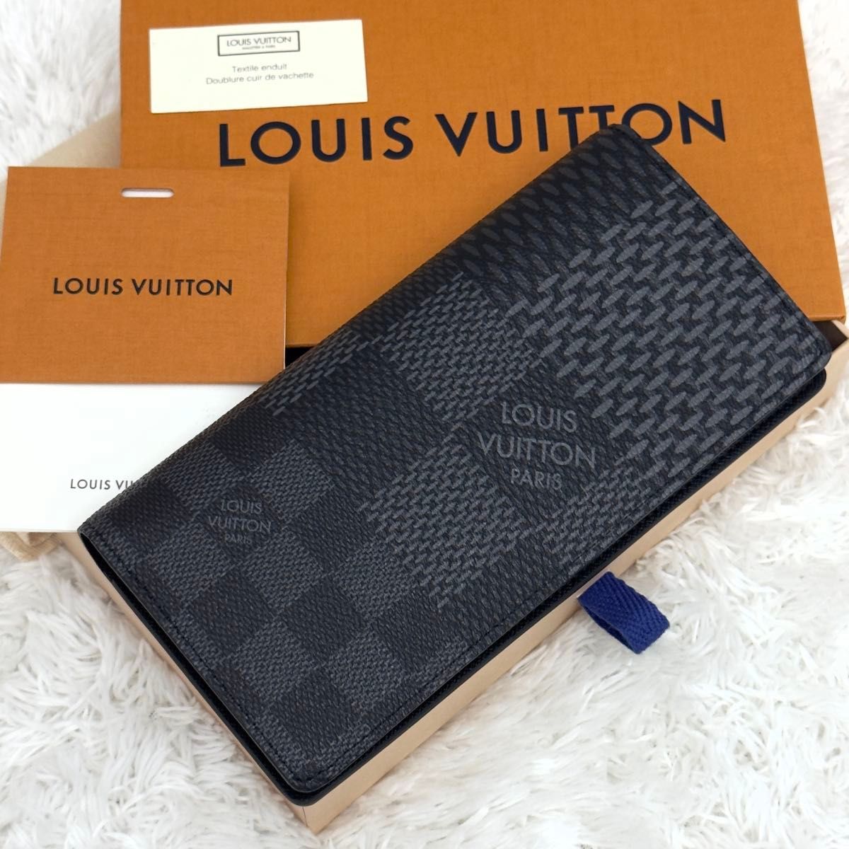 新品同様 ICチップ LOUISVUITTON ヴィトン ダミエグラフィット ルイ