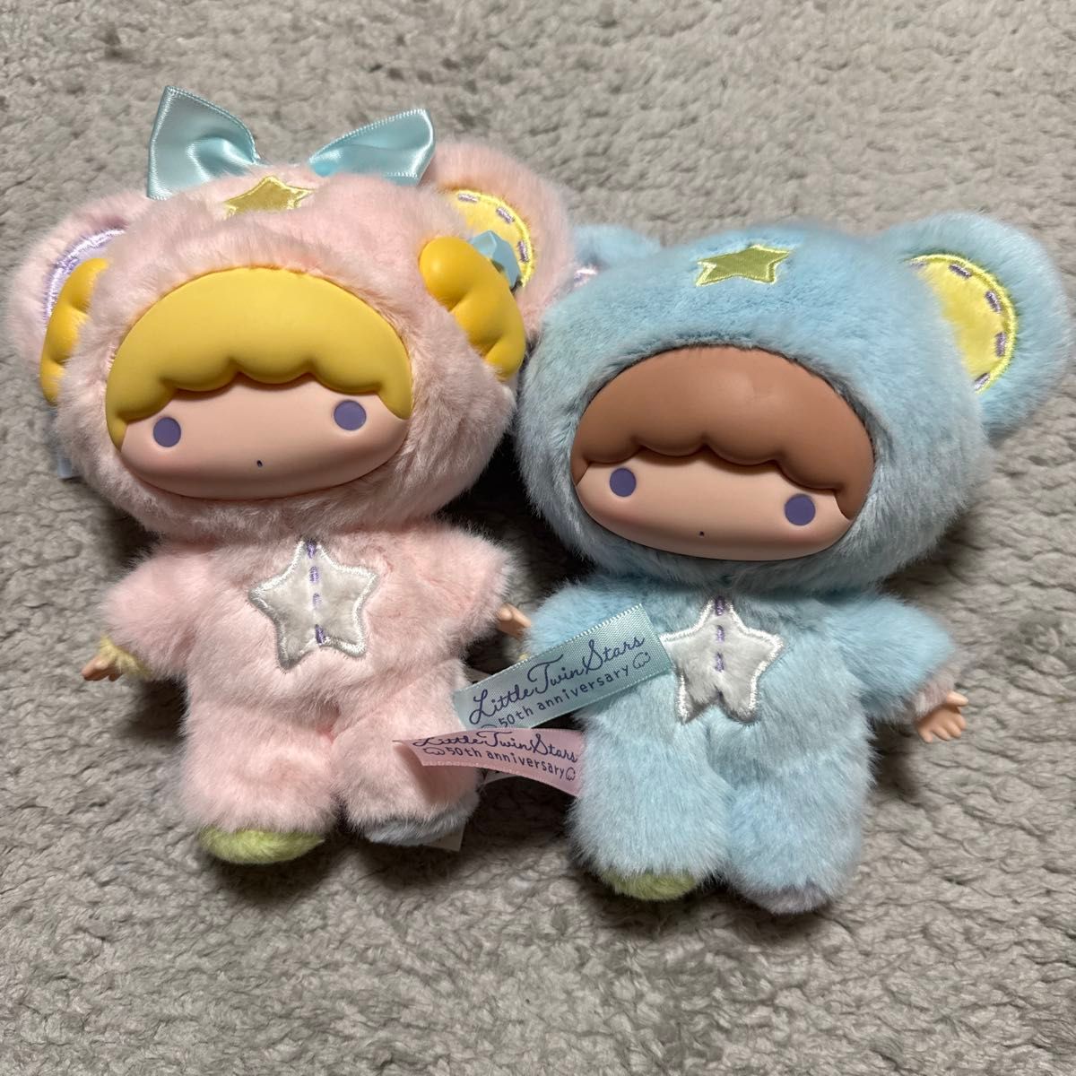 セット】リトルツインスターズ キキララ マスコットホルダー 星の