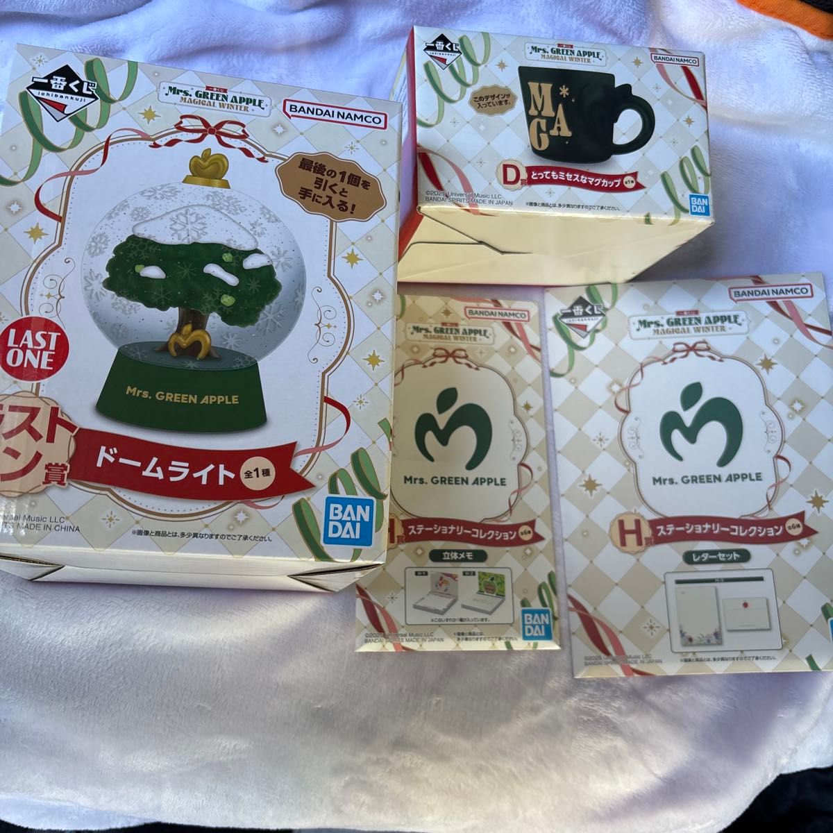 値下げ済みMrs GREEN APPLE 一番くじ ラストワン賞 ドームライトD賞