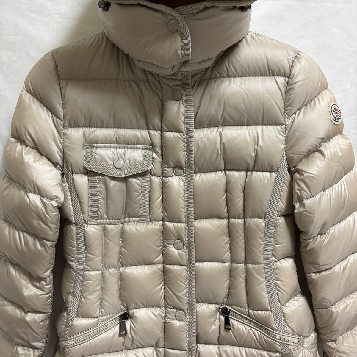 MONCLER モンクレール HERMINE エルミンヌ ロゴワッペン フード ロング