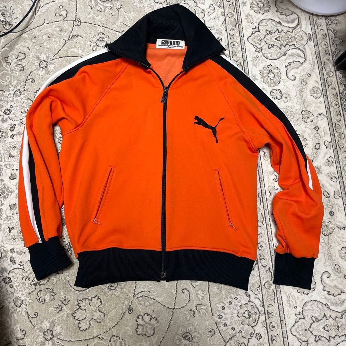PUMA プーマ トラックジャケット オレンジ ブラック ジャージ