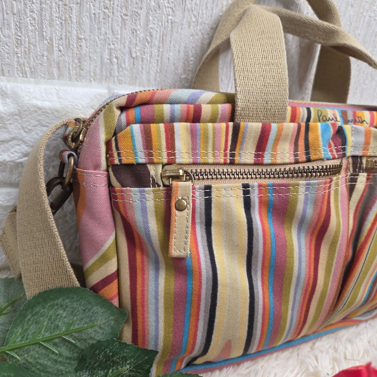 Paul Smith ポールスミス マルチストライプ 2wayバッグ｜Yahoo!フリマ