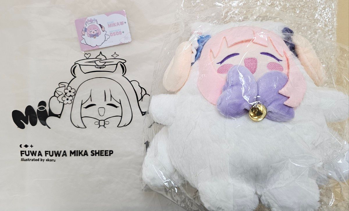 ブルーアーカイブ 聖園ミカ 羊ミカ ぬいぐるみ ekoru 韓国イベント