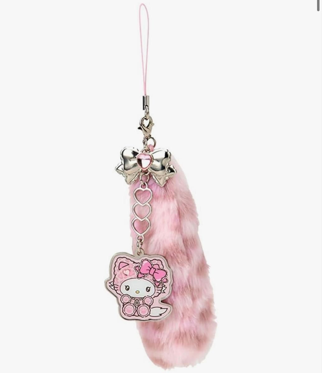 サンリオ ギャルネコ チャーミーキティ ストラップ しっぽチャーム