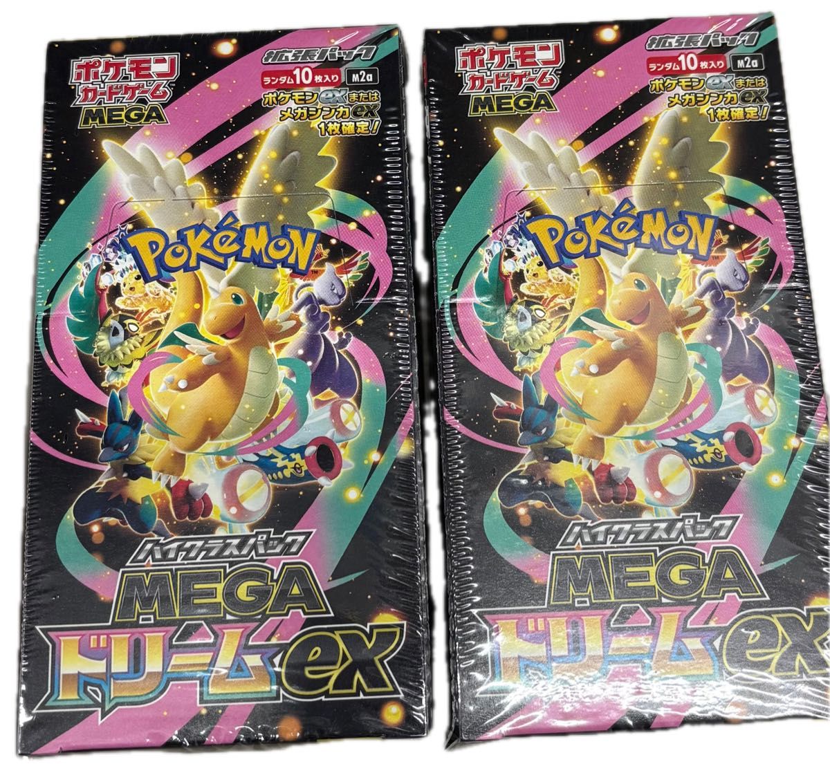 新品未開封 ポケモンカード メガドリームex シュリンク付 2BOX｜Yahoo
