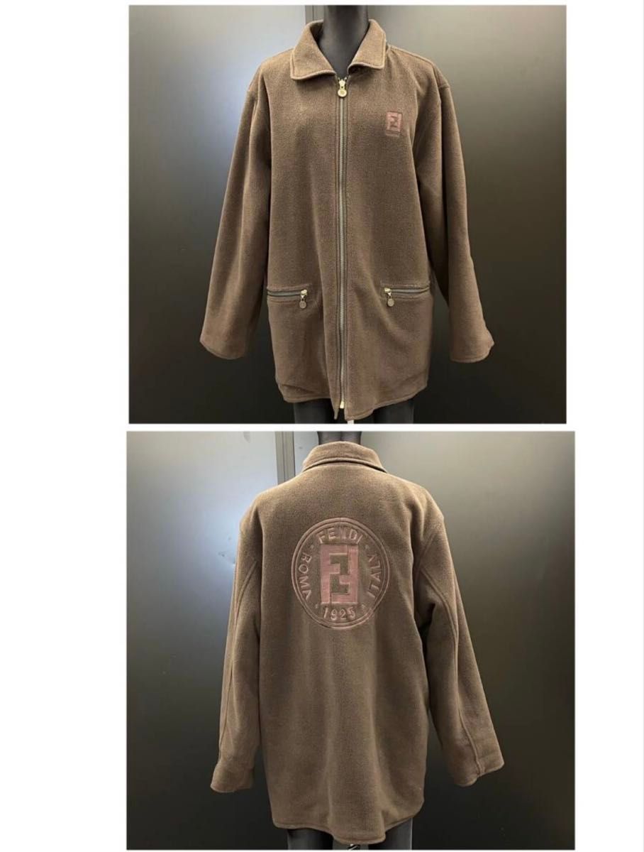 FENDI フェンディ ズッカ柄 リバーシブル ジャケット ブルゾン 総柄