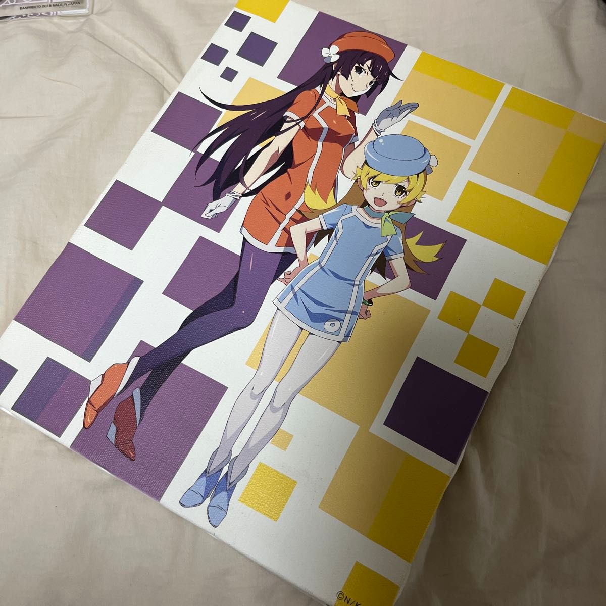 西尾維新大辞展 物語シリーズ F3キャンバスアートパネル ボード 忍野忍