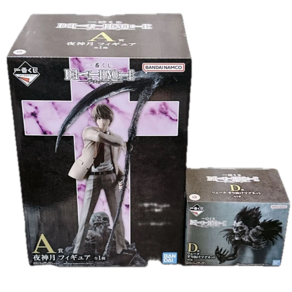 一番くじ デスノート A賞 夜神月 フィギュア D賞 リューク すり抜け