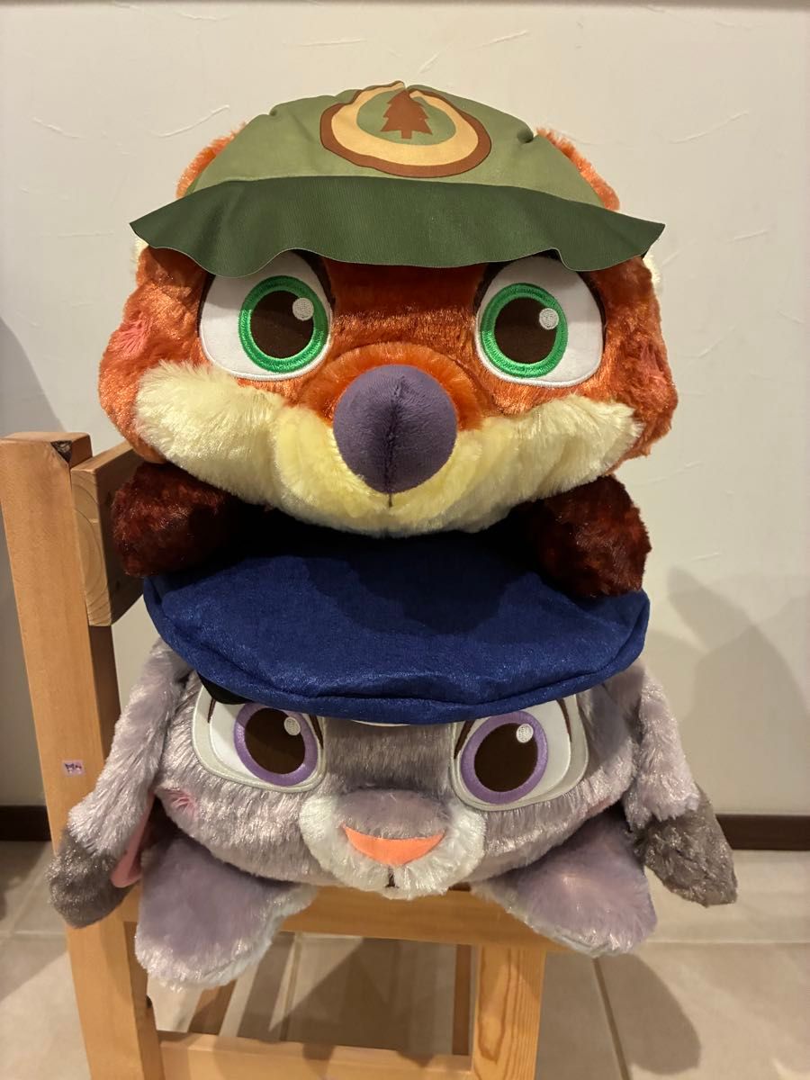 namco限定ニック・ワイルドとジュディ・ホップス ぬいぐるみ 新品未