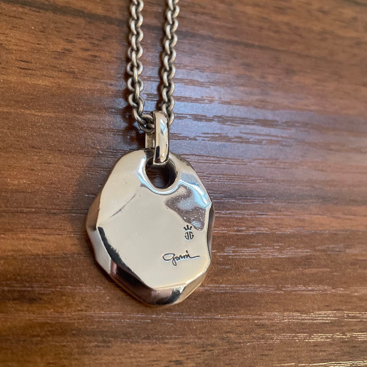 GARNI ガルニ Crockery Pendant -L クロッケリー シルバーネックレス