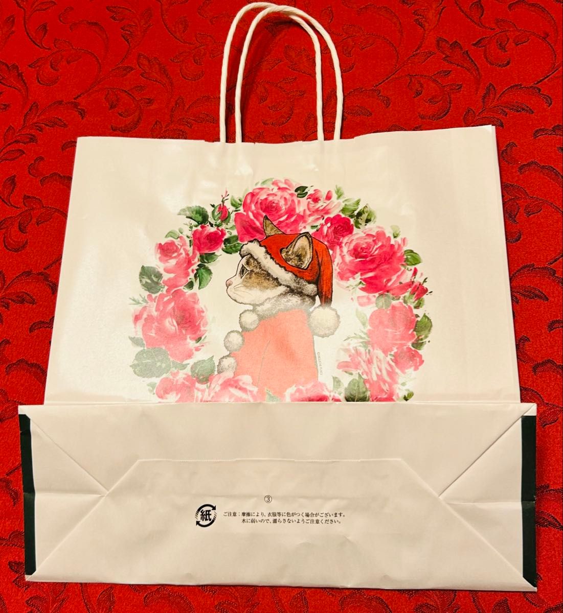 ヒグチユウコ 高島屋 クリスマス ショッパー 紙袋猫 非売品｜Yahoo