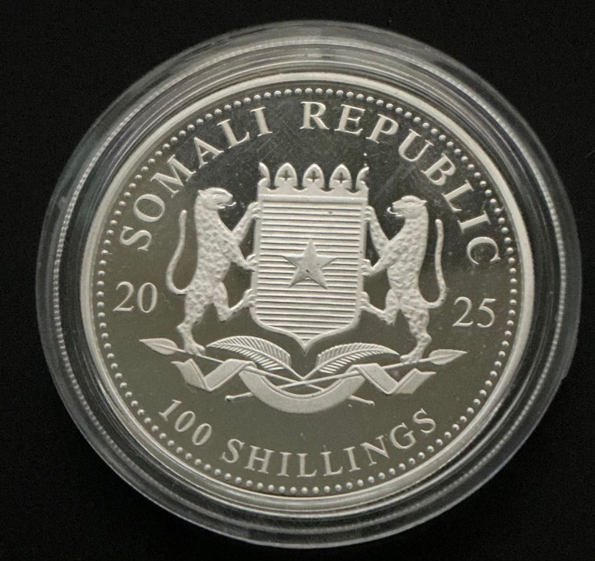 2025年 最新】ソマリア エレファント 銀貨 1オンス 純銀 9999 100