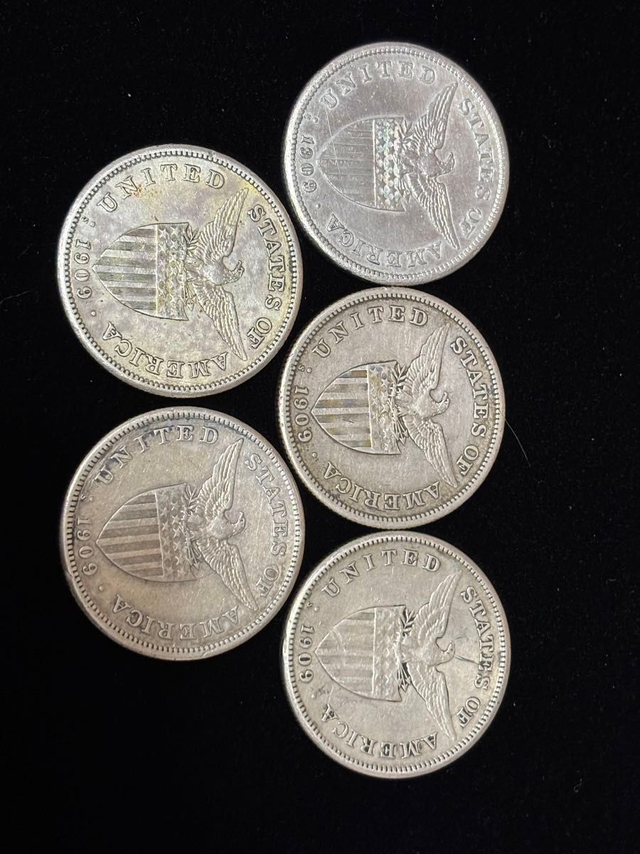 フィリピン1ペソ 1909年 銀貨 5枚セット 古銭 コイン 外国貨幣｜Yahoo
