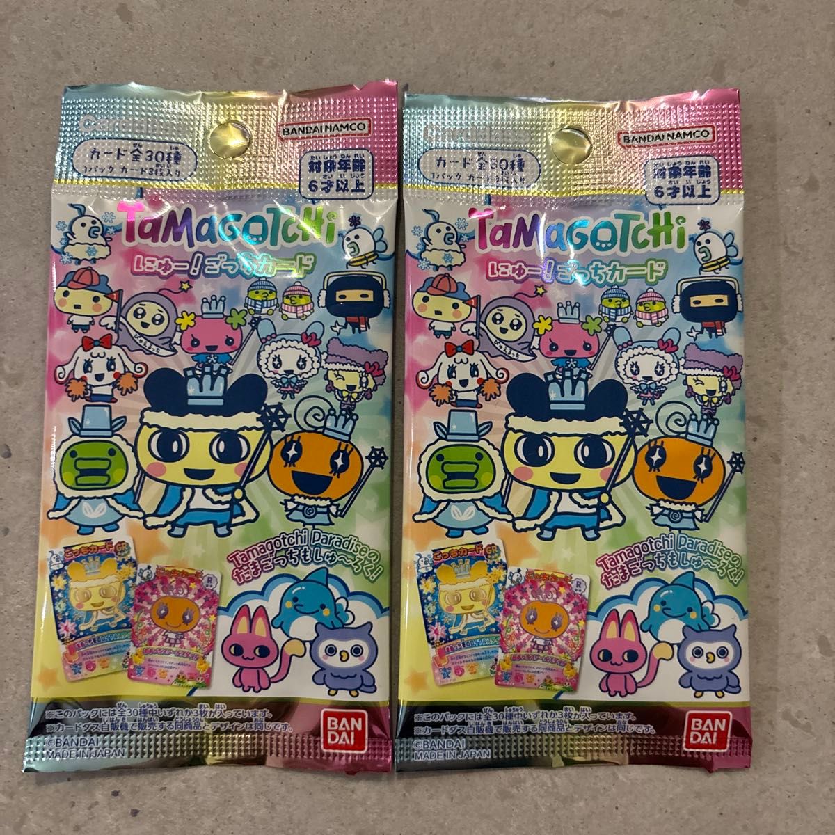 たまごっち にゅー ごっちカード Tamagotchi Paradise 2パックセット