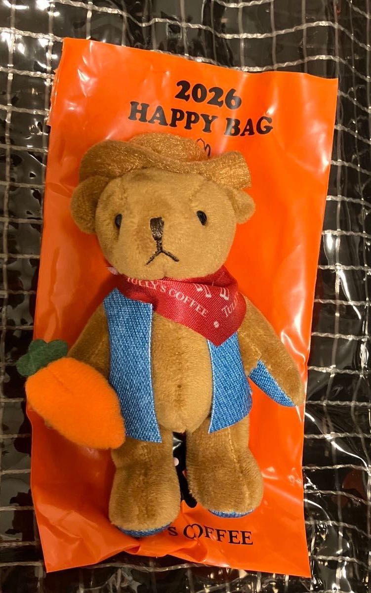 タリーズコーヒー 2026 HAPPY BAG ベアフル 干支ミニテディ 午年