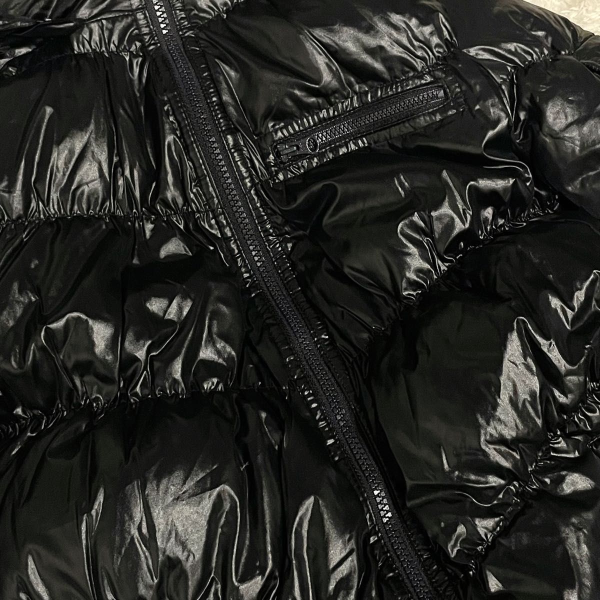 極美品 GAP y2k 平成ギャル ダウンジャケット ファー 光沢 短丈 お兄系